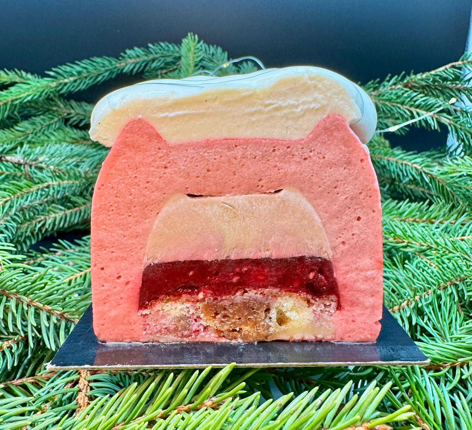 Bûche Framboise Thé de noël – Image 2