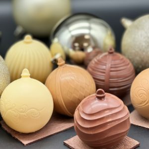 Boules de Noël en trio